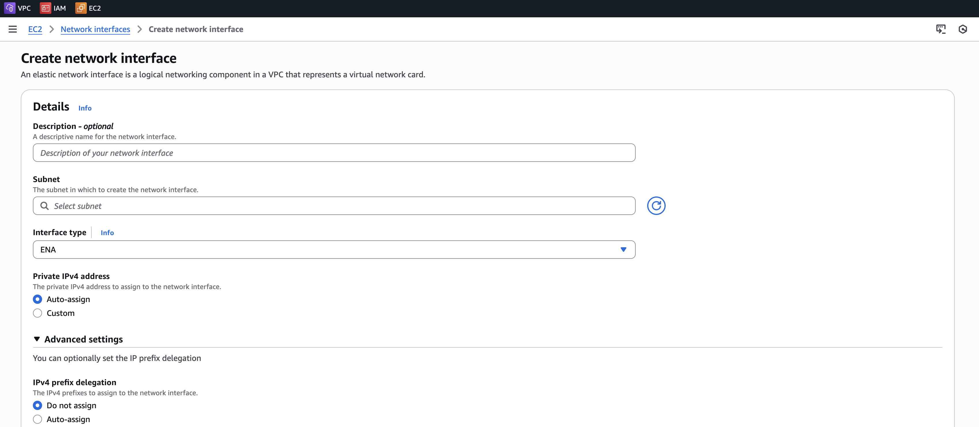 Figure: Add New Interface