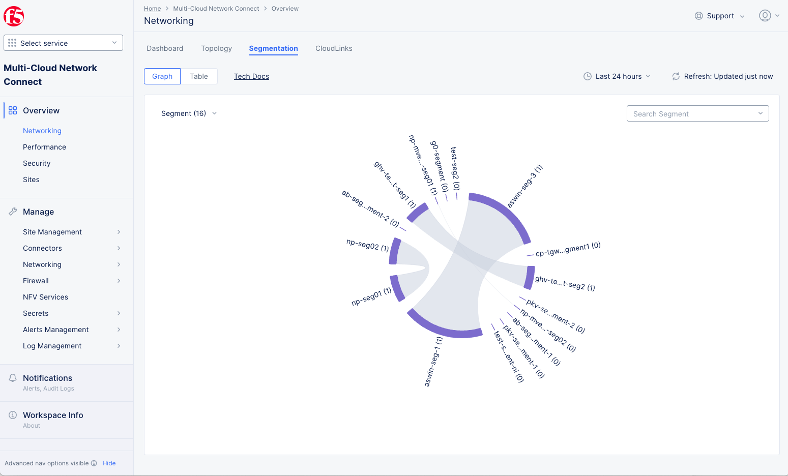 Figure: Site Networking Segmentation Graph