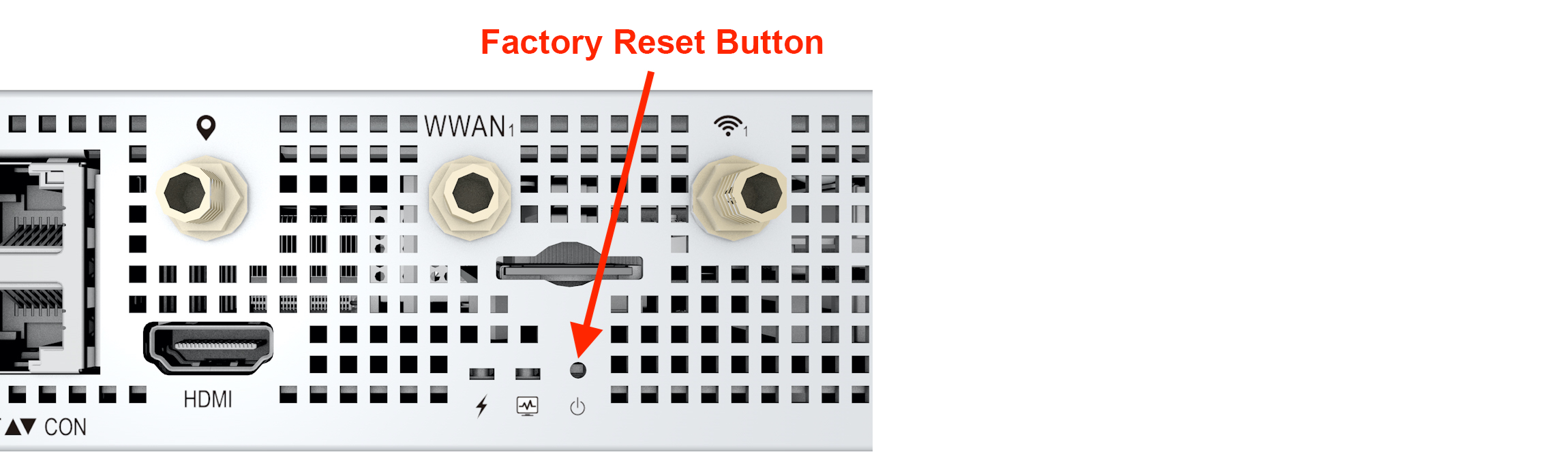 Figure: Hardware Reset Button